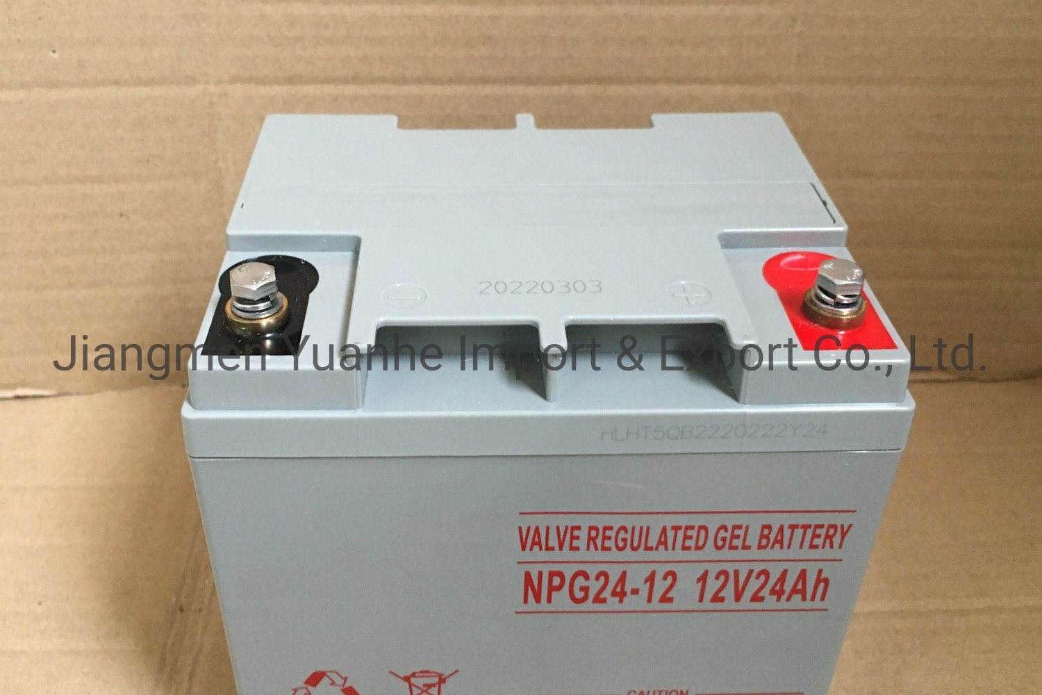 12V24ah batterie gel plomb-acide scellée batterie VRLA batterie UPS sans entretien